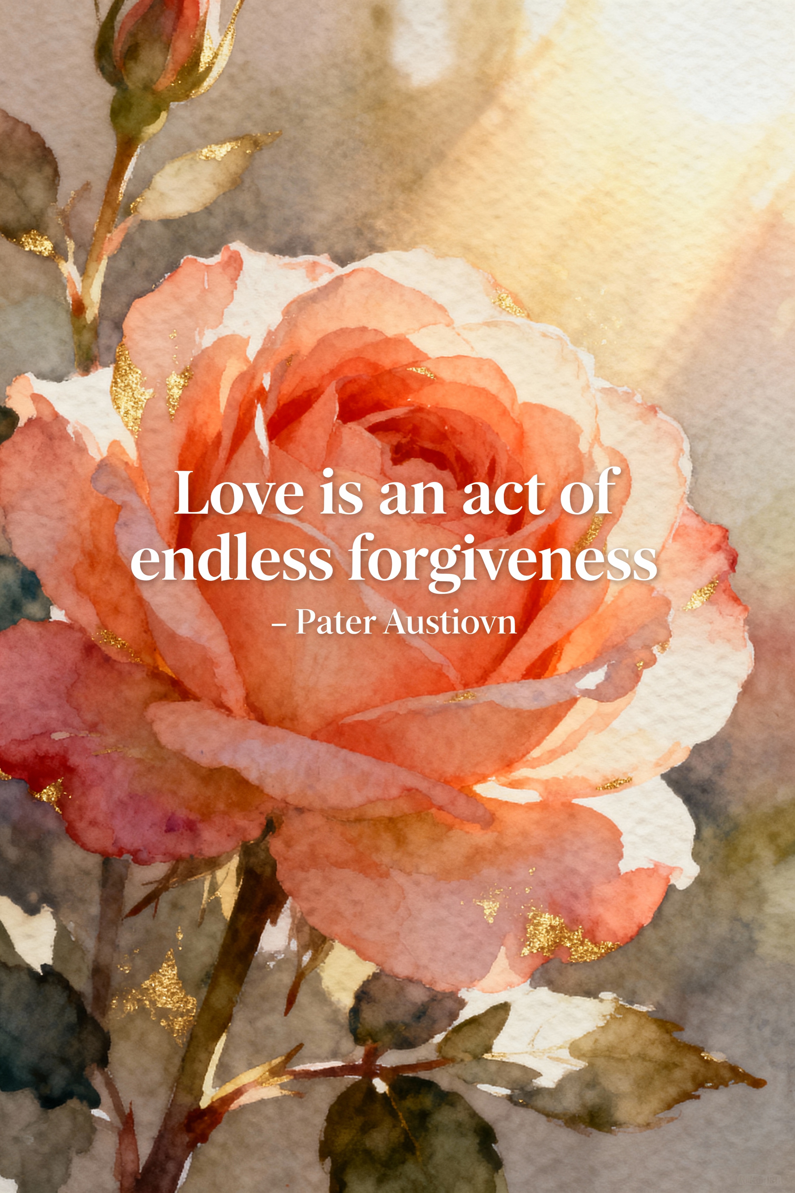Love Is an Act of Endless Forgiveness