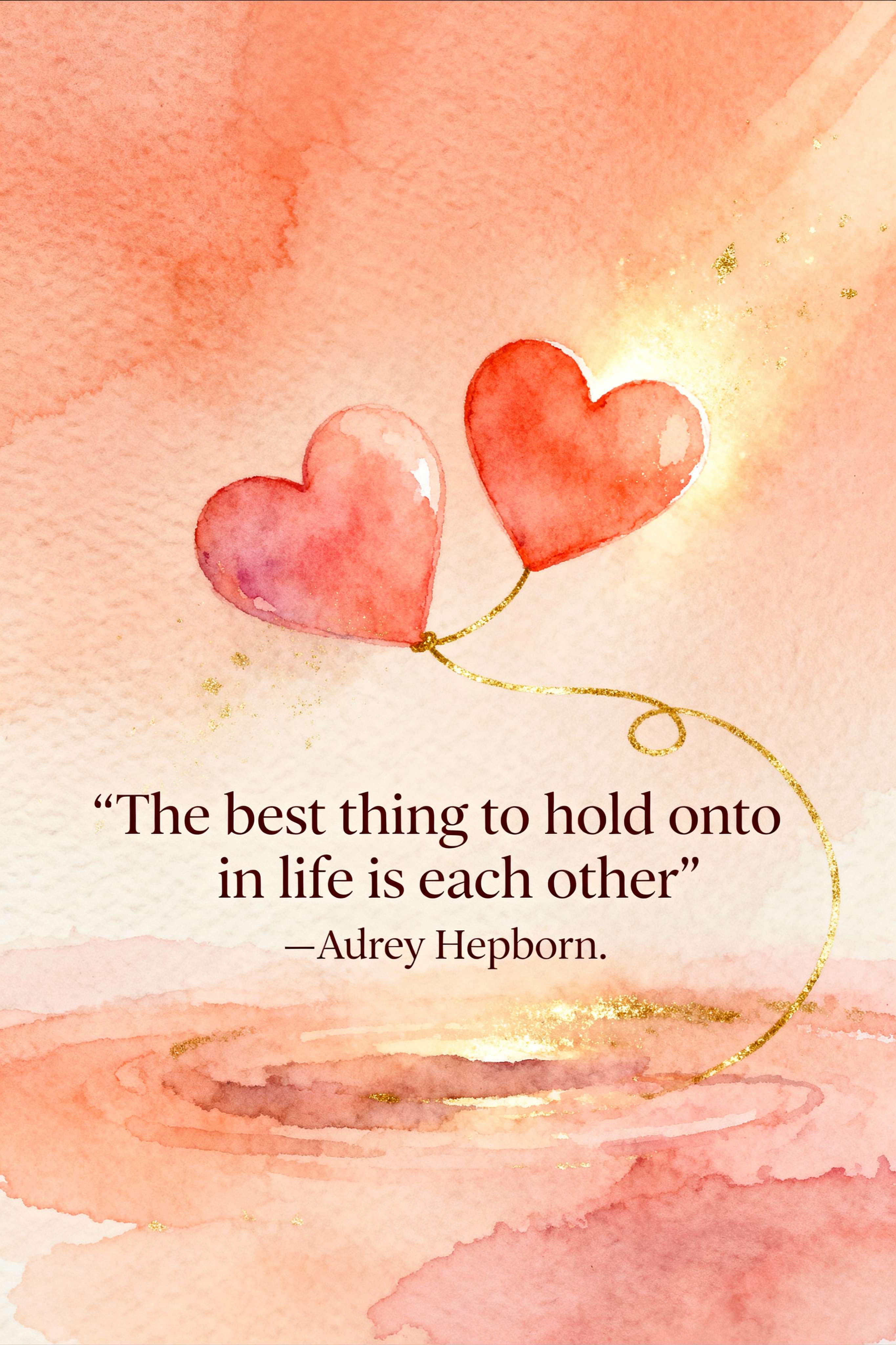 The Best Thing to Hold Onto Is Each Other